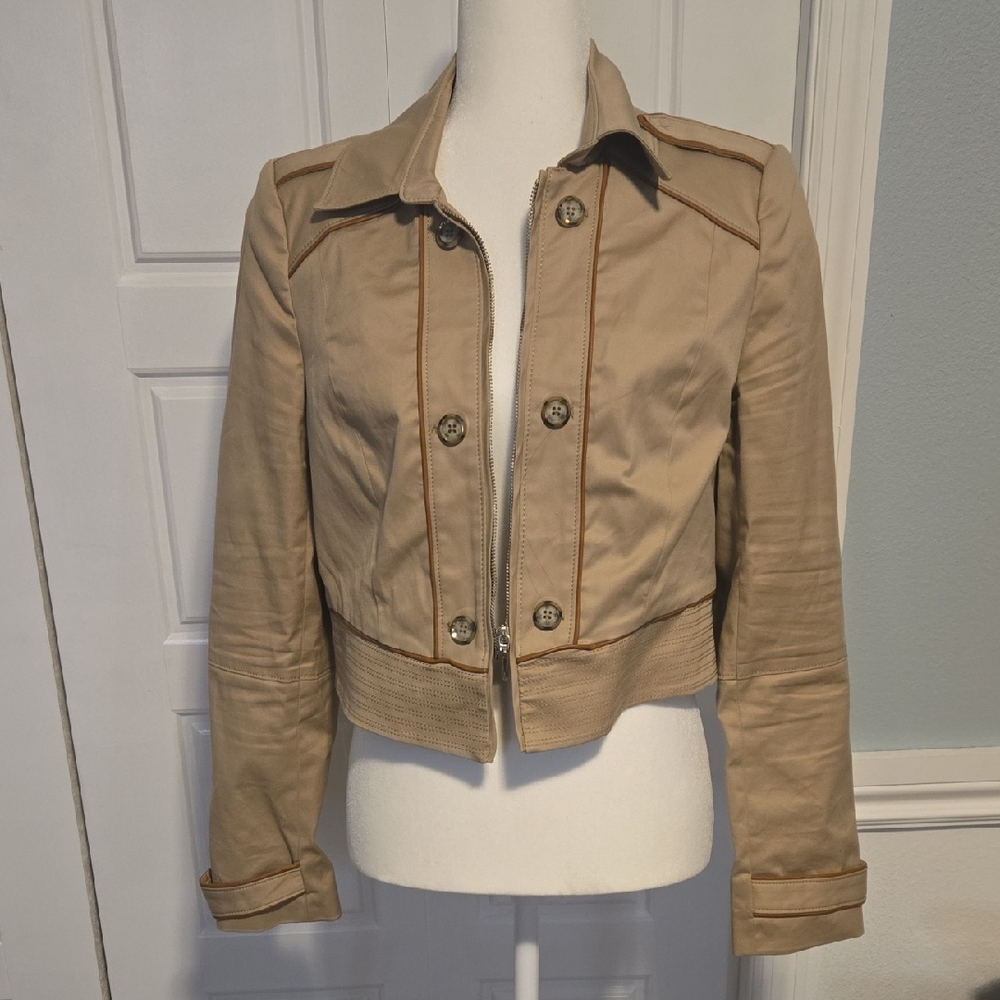khaki fashion jacket